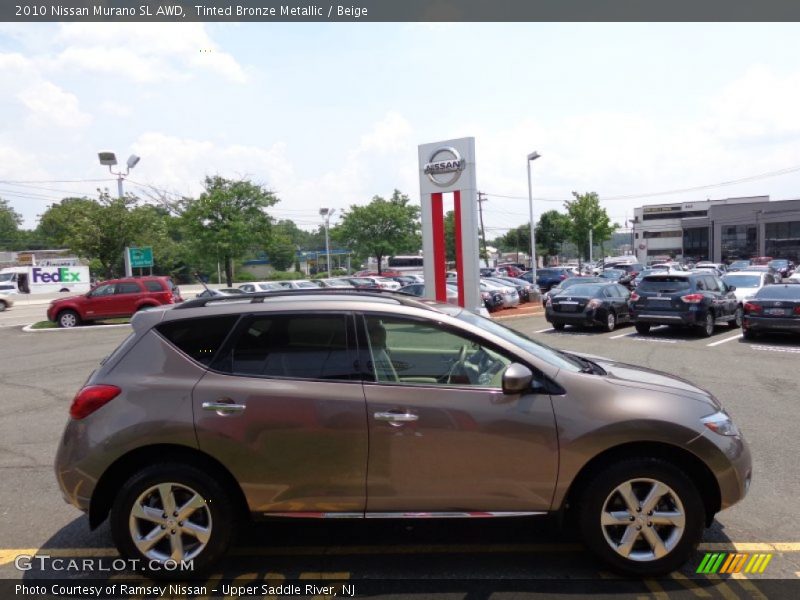 Tinted Bronze Metallic / Beige 2010 Nissan Murano SL AWD