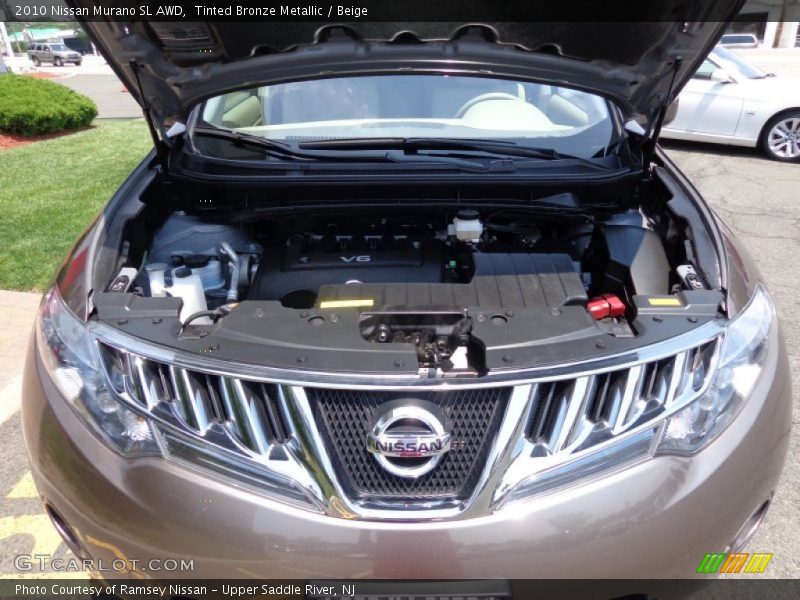 Tinted Bronze Metallic / Beige 2010 Nissan Murano SL AWD