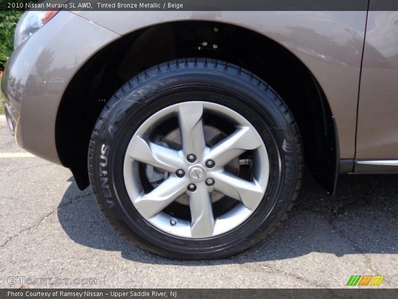 Tinted Bronze Metallic / Beige 2010 Nissan Murano SL AWD