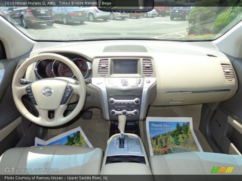 Tinted Bronze Metallic / Beige 2010 Nissan Murano SL AWD