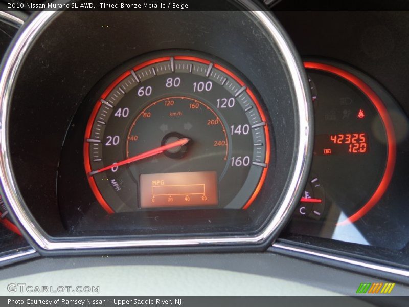 Tinted Bronze Metallic / Beige 2010 Nissan Murano SL AWD