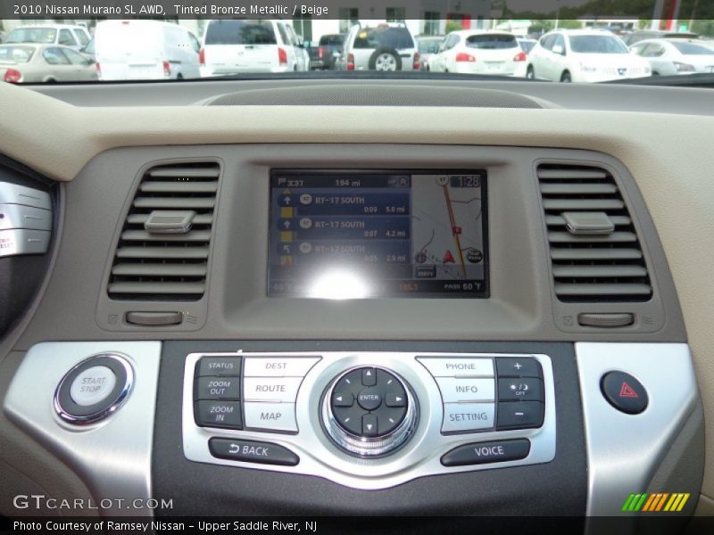 Tinted Bronze Metallic / Beige 2010 Nissan Murano SL AWD