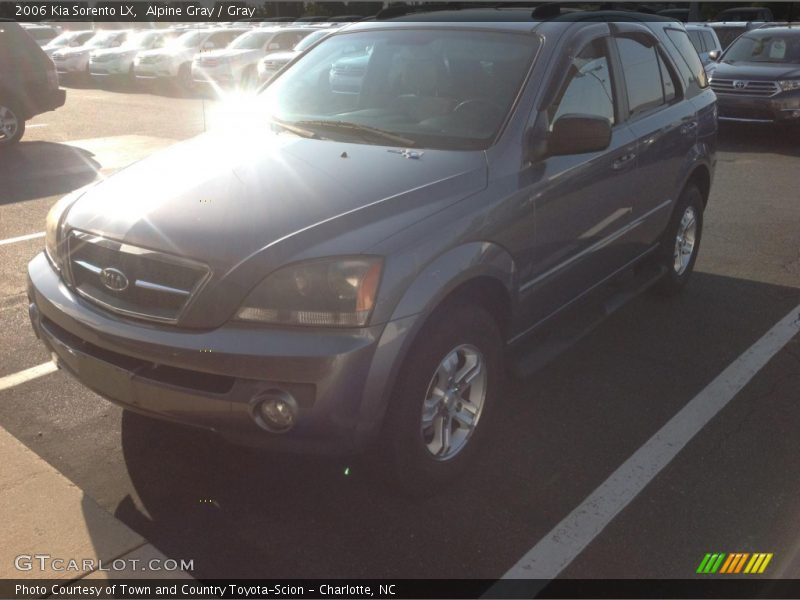 Alpine Gray / Gray 2006 Kia Sorento LX