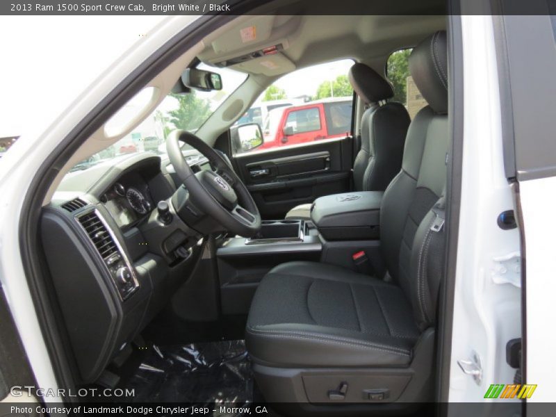 Front Seat of 2013 1500 Sport Crew Cab