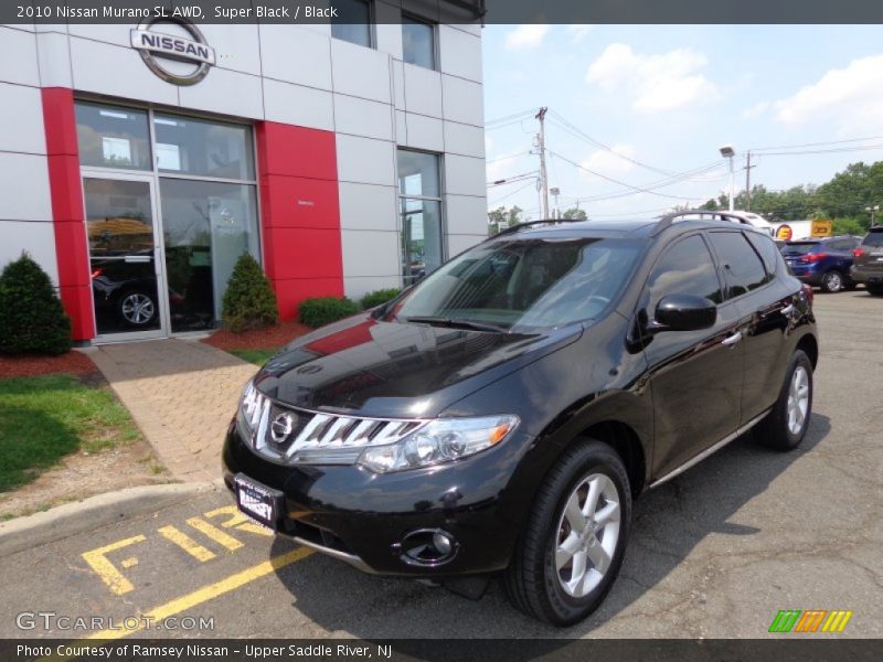 Super Black / Black 2010 Nissan Murano SL AWD
