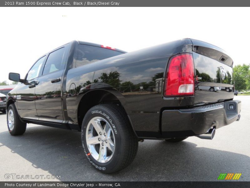 Black / Black/Diesel Gray 2013 Ram 1500 Express Crew Cab
