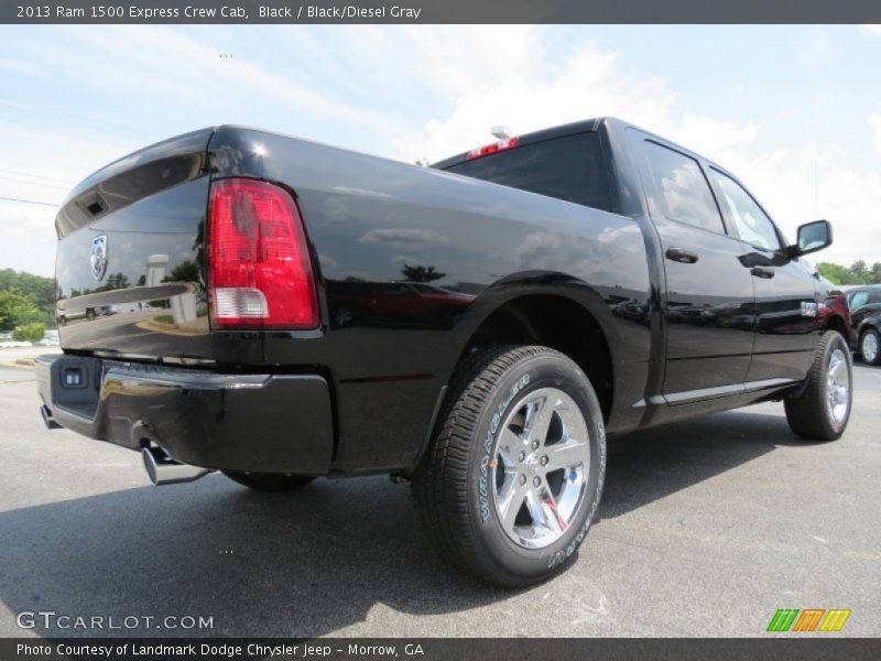 Black / Black/Diesel Gray 2013 Ram 1500 Express Crew Cab