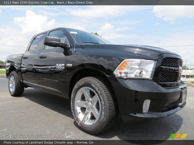 Black / Black/Diesel Gray 2013 Ram 1500 Express Crew Cab