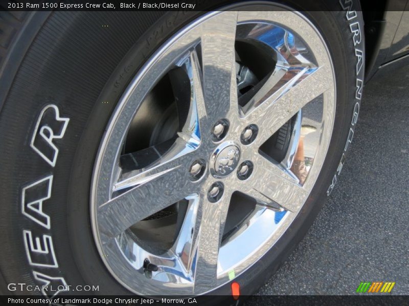 Black / Black/Diesel Gray 2013 Ram 1500 Express Crew Cab