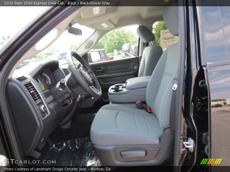 Black / Black/Diesel Gray 2013 Ram 1500 Express Crew Cab