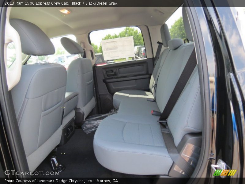 Black / Black/Diesel Gray 2013 Ram 1500 Express Crew Cab