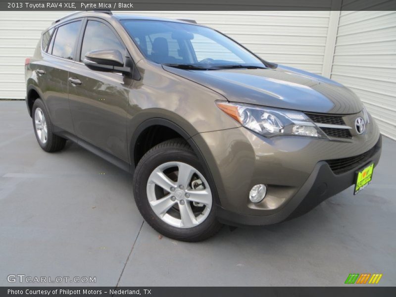 Pyrite Mica / Black 2013 Toyota RAV4 XLE