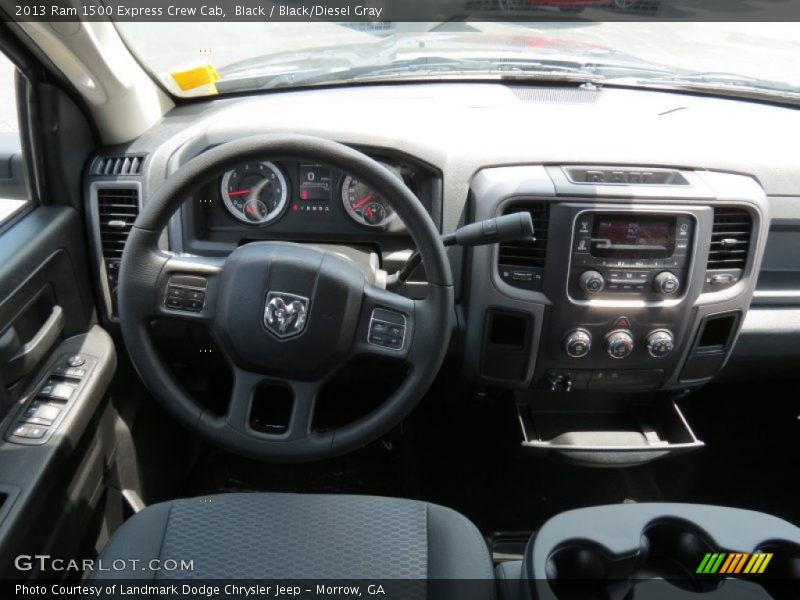 Black / Black/Diesel Gray 2013 Ram 1500 Express Crew Cab