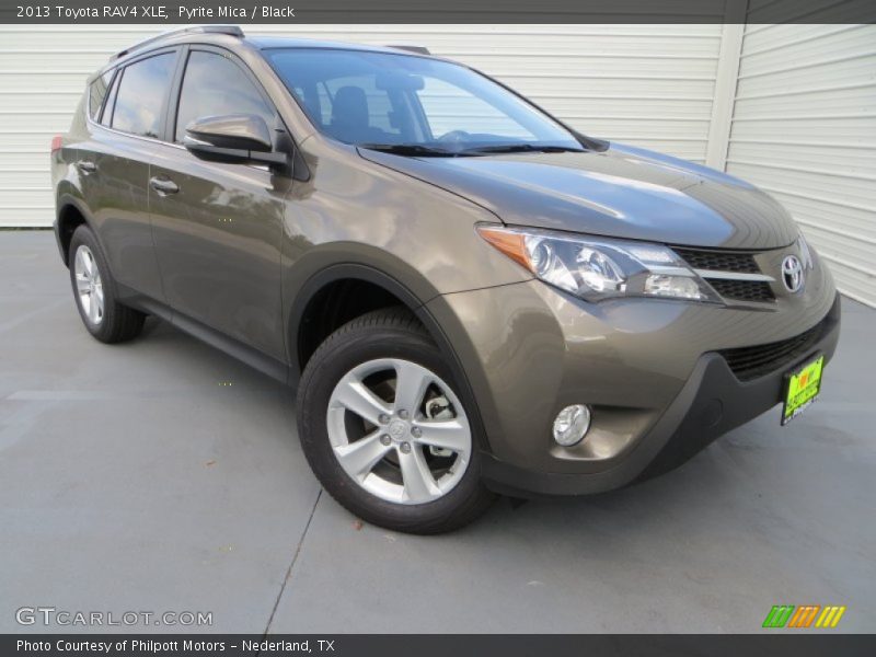 Pyrite Mica / Black 2013 Toyota RAV4 XLE