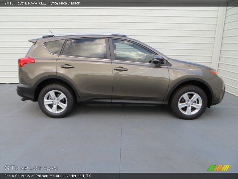 Pyrite Mica / Black 2013 Toyota RAV4 XLE