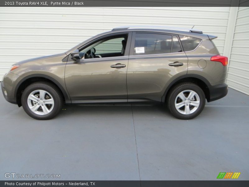 Pyrite Mica / Black 2013 Toyota RAV4 XLE