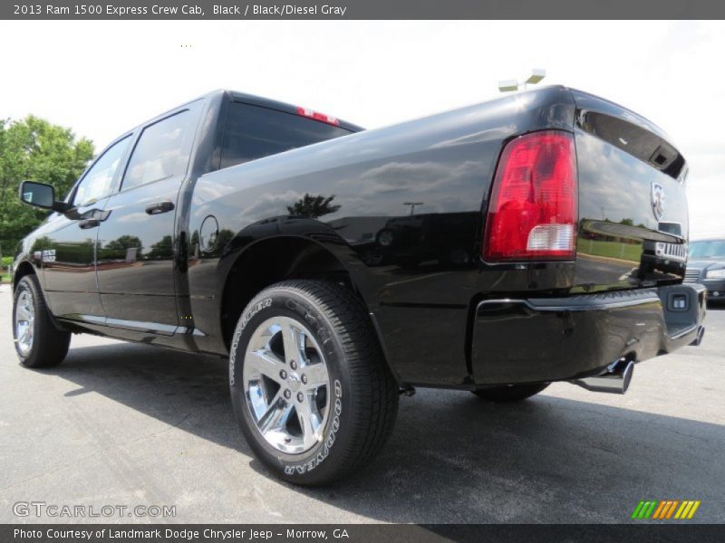 Black / Black/Diesel Gray 2013 Ram 1500 Express Crew Cab