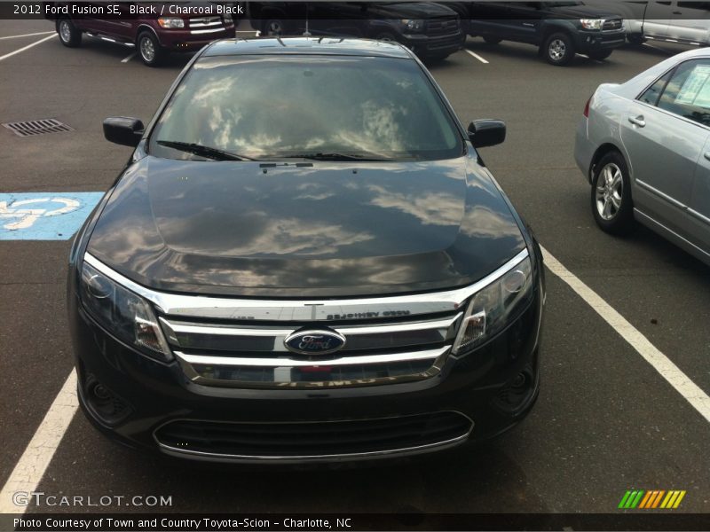 Black / Charcoal Black 2012 Ford Fusion SE