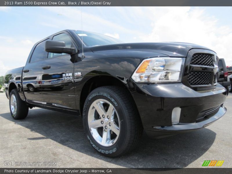Black / Black/Diesel Gray 2013 Ram 1500 Express Crew Cab