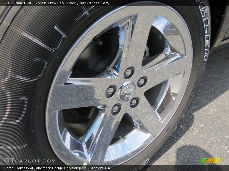 Black / Black/Diesel Gray 2013 Ram 1500 Express Crew Cab
