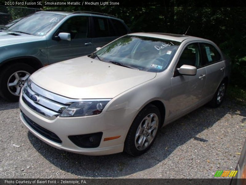 Smokestone Metallic / Medium Light Stone 2010 Ford Fusion SE