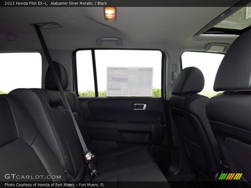 Alabaster Silver Metallic / Black 2013 Honda Pilot EX-L