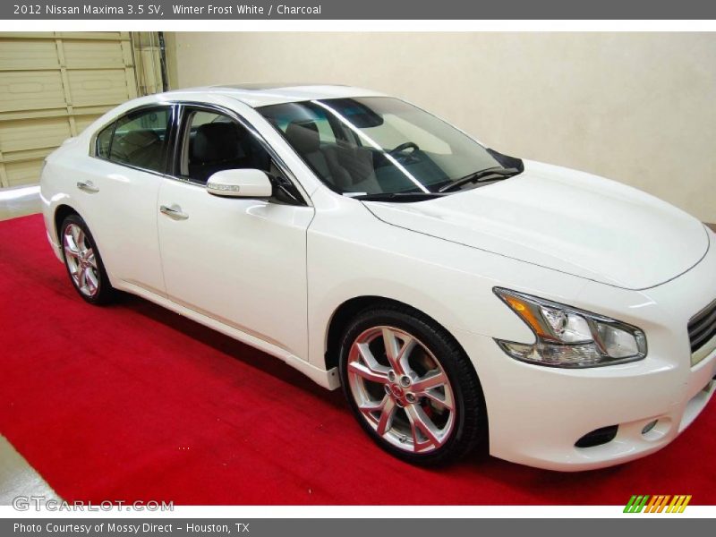 Winter Frost White / Charcoal 2012 Nissan Maxima 3.5 SV