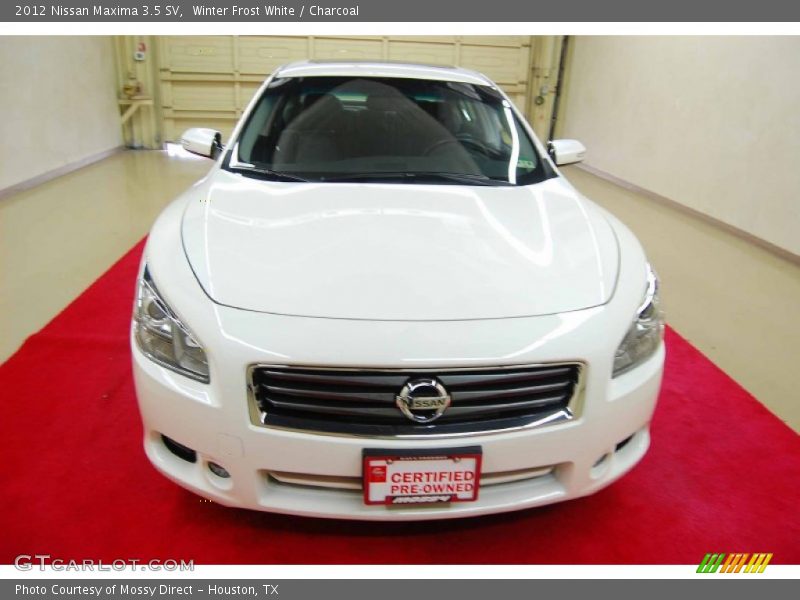 Winter Frost White / Charcoal 2012 Nissan Maxima 3.5 SV