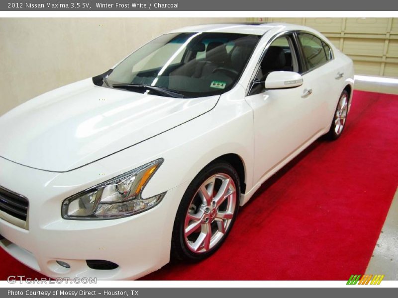 Winter Frost White / Charcoal 2012 Nissan Maxima 3.5 SV