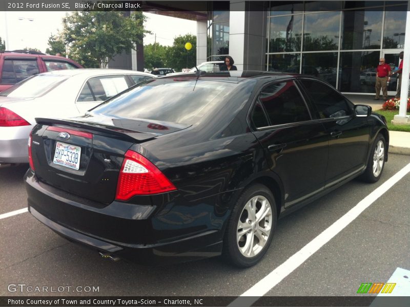 Black / Charcoal Black 2012 Ford Fusion SE