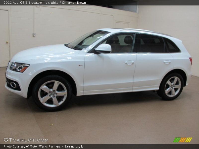 Ibis White / Cinnamon Brown 2011 Audi Q5 3.2 quattro