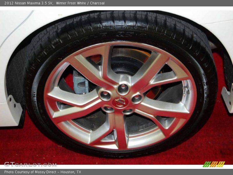Winter Frost White / Charcoal 2012 Nissan Maxima 3.5 SV