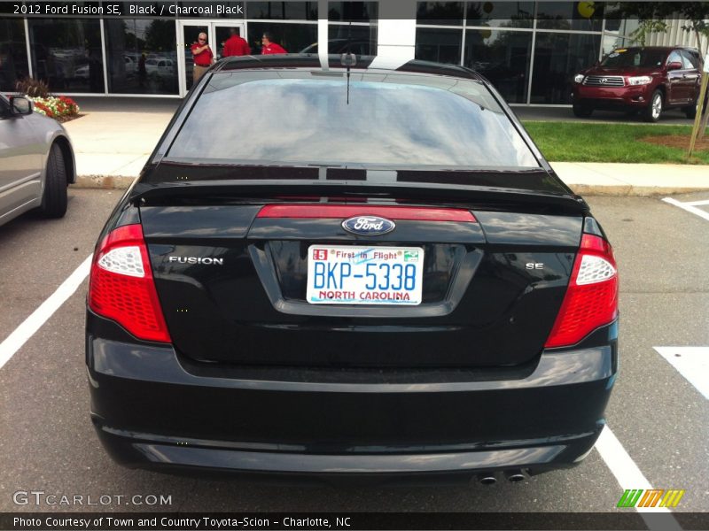 Black / Charcoal Black 2012 Ford Fusion SE