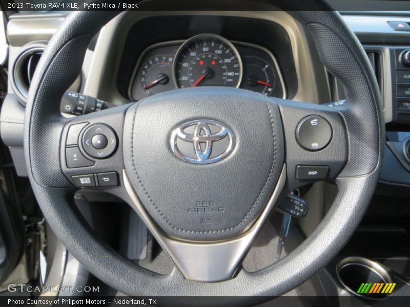 Pyrite Mica / Black 2013 Toyota RAV4 XLE