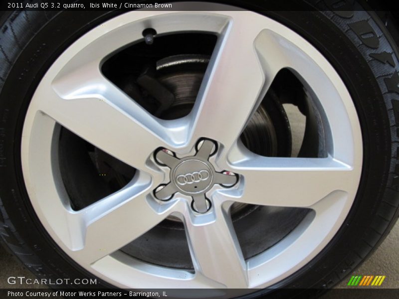 Ibis White / Cinnamon Brown 2011 Audi Q5 3.2 quattro
