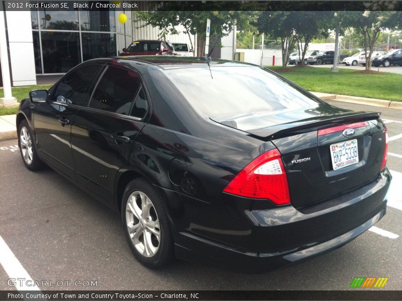 Black / Charcoal Black 2012 Ford Fusion SE