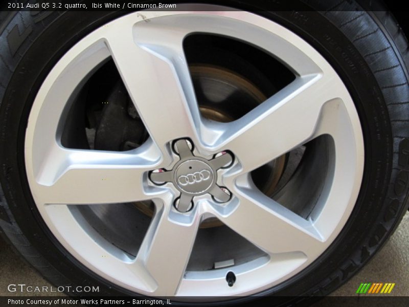 Ibis White / Cinnamon Brown 2011 Audi Q5 3.2 quattro