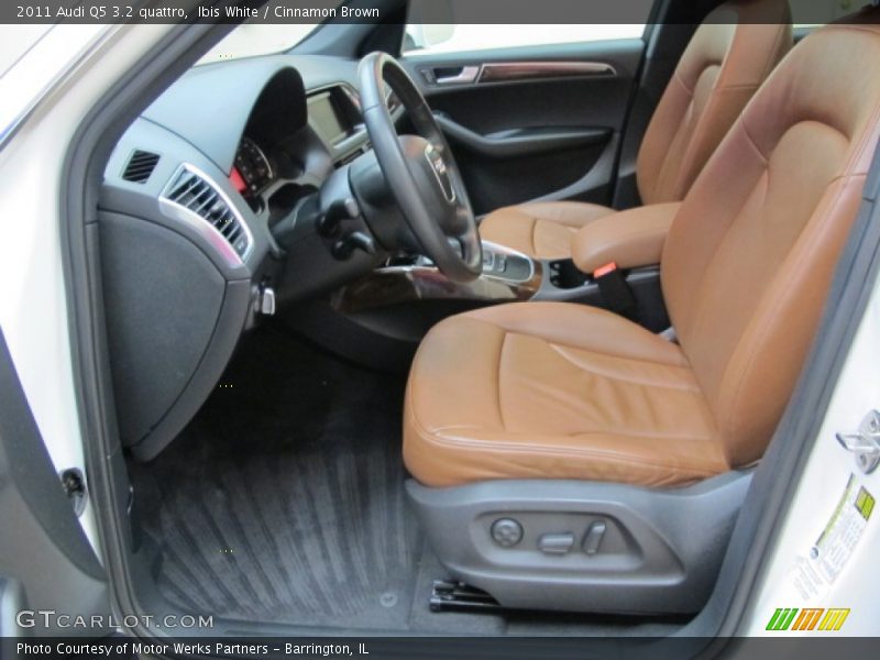 Ibis White / Cinnamon Brown 2011 Audi Q5 3.2 quattro
