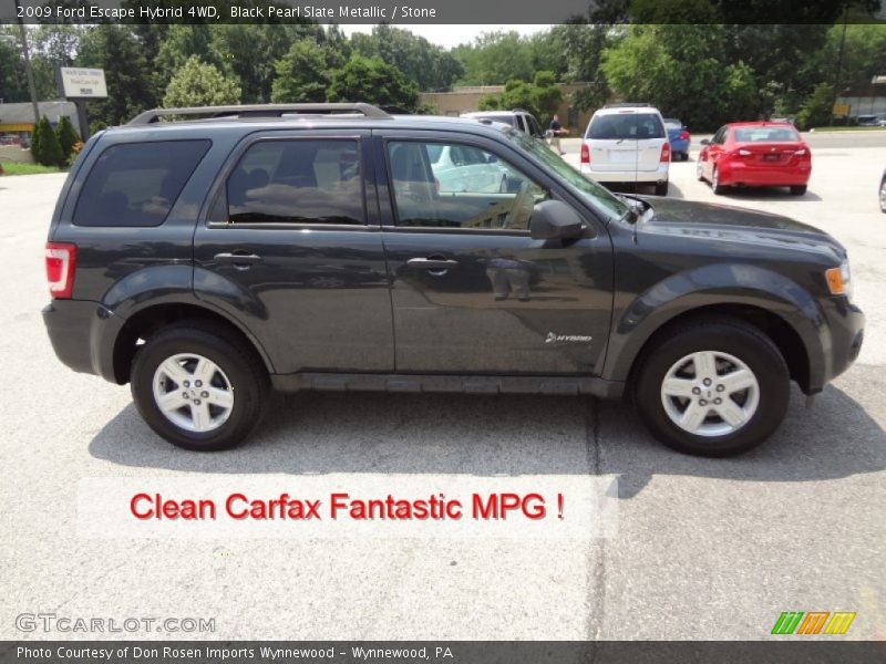 Black Pearl Slate Metallic / Stone 2009 Ford Escape Hybrid 4WD
