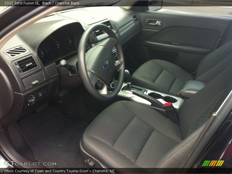 Black / Charcoal Black 2012 Ford Fusion SE