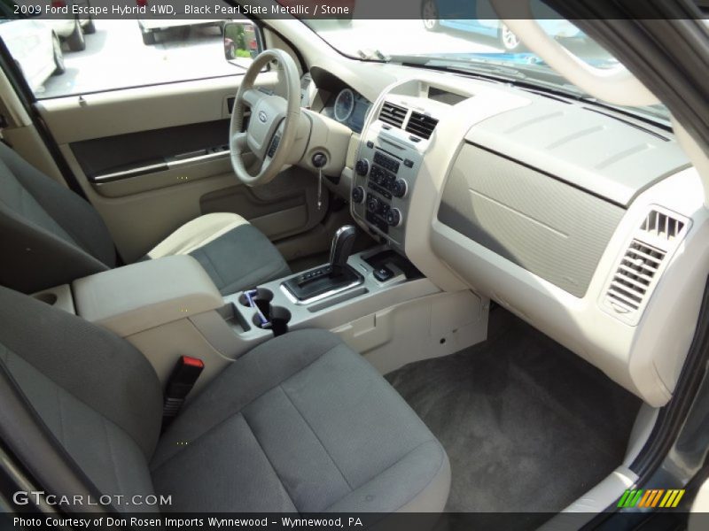 Black Pearl Slate Metallic / Stone 2009 Ford Escape Hybrid 4WD