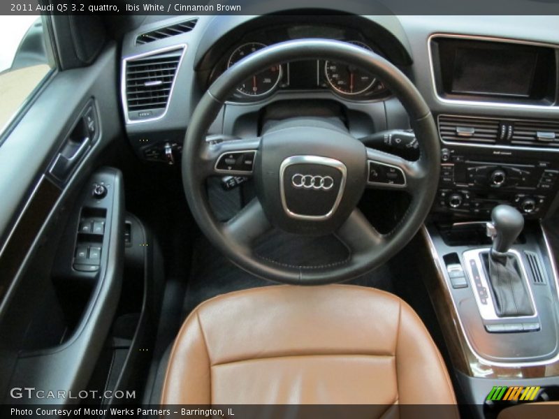 Ibis White / Cinnamon Brown 2011 Audi Q5 3.2 quattro