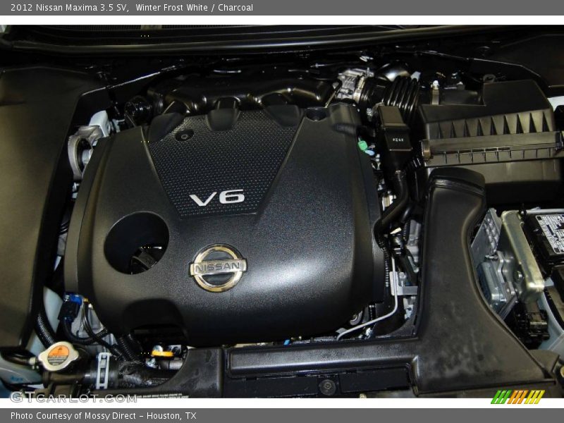Winter Frost White / Charcoal 2012 Nissan Maxima 3.5 SV