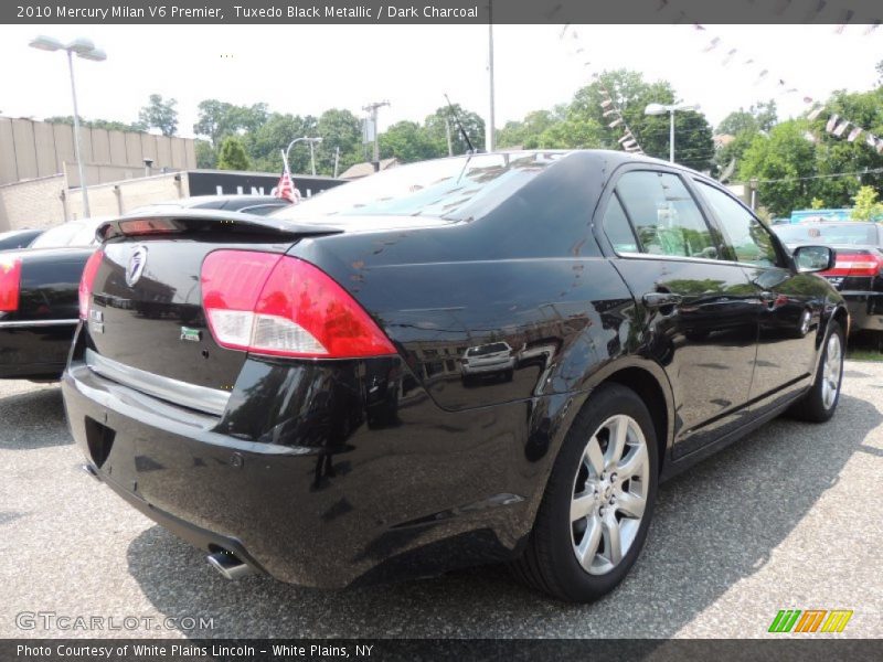 Tuxedo Black Metallic / Dark Charcoal 2010 Mercury Milan V6 Premier