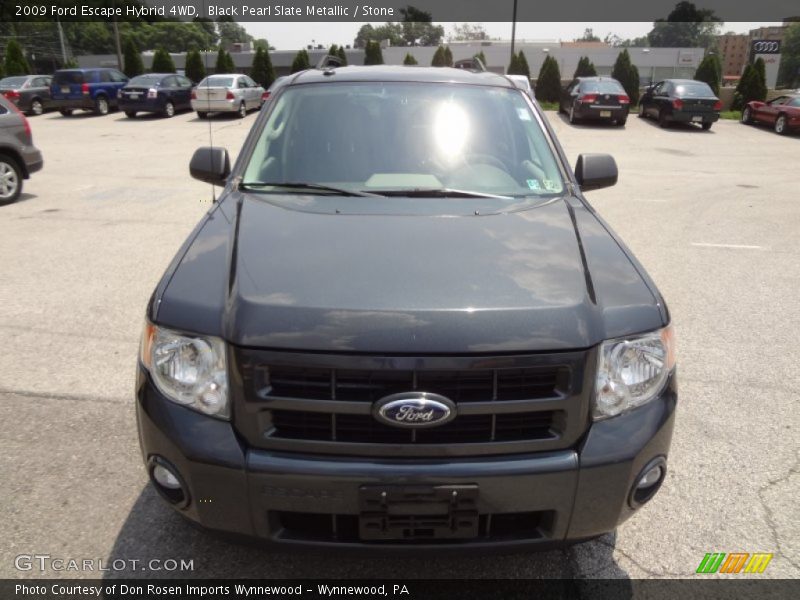 Black Pearl Slate Metallic / Stone 2009 Ford Escape Hybrid 4WD