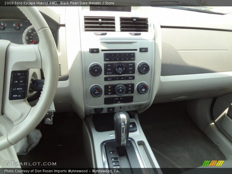 Black Pearl Slate Metallic / Stone 2009 Ford Escape Hybrid 4WD