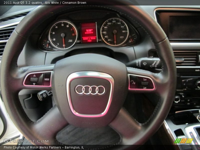 Ibis White / Cinnamon Brown 2011 Audi Q5 3.2 quattro