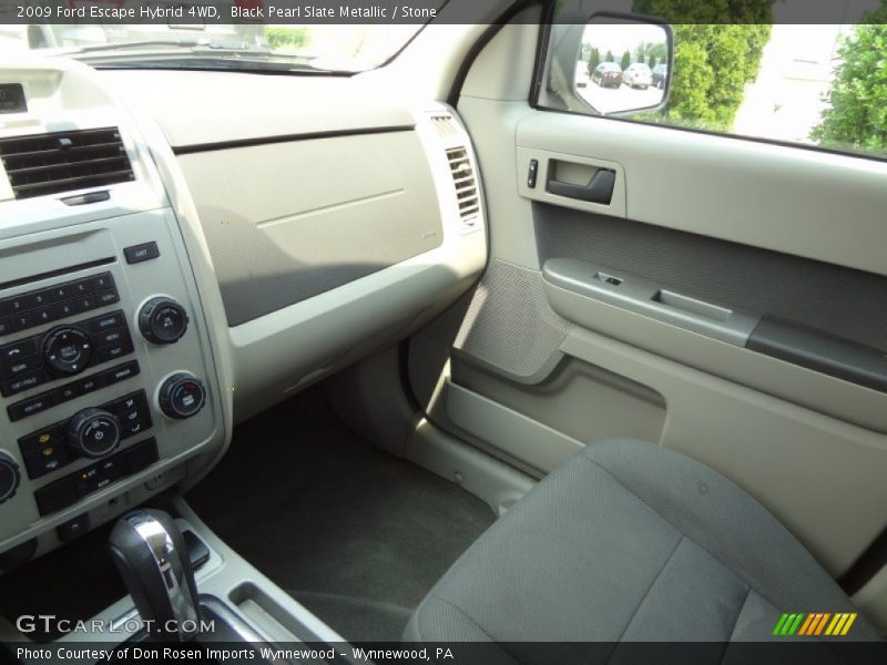 Black Pearl Slate Metallic / Stone 2009 Ford Escape Hybrid 4WD