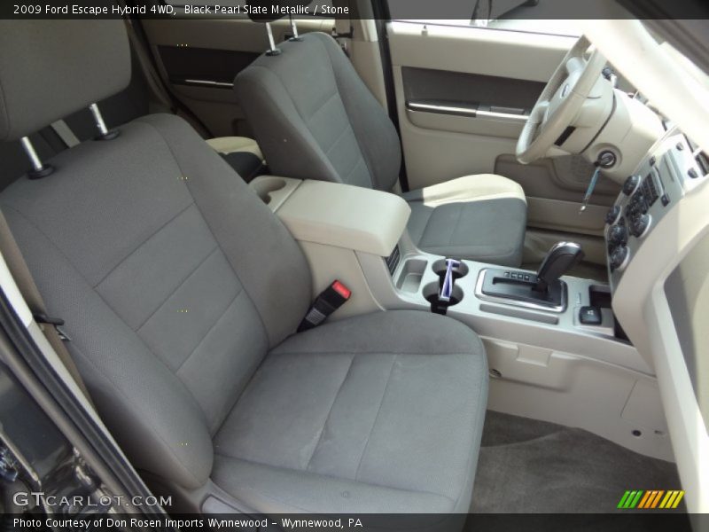 Black Pearl Slate Metallic / Stone 2009 Ford Escape Hybrid 4WD