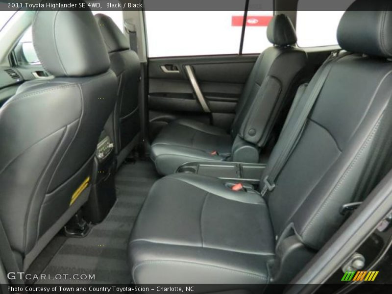 Rear Seat of 2011 Highlander SE 4WD